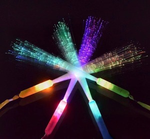 चमक के थोक नेतृत्व वाली फाइबर ऑप्टिक फ्लैशिंग wands 3 मोड जन्मदिन की शादी समारोह पार्टी के पक्ष में - Product Image 3