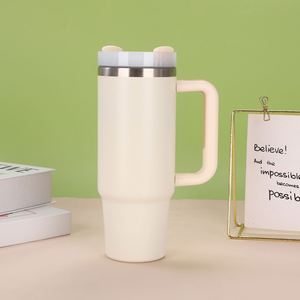 30oz H2.0 Handle <b>Car</b> Travel <b>Mug</b> Vacuum Tumbler Lid Straw Non-Slip Base ODM OEM Custom Color - Product Image 5