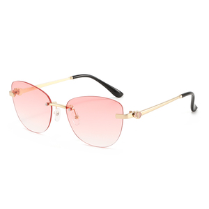 Nuovi Occhiali da Sole Unisex Senza Montatura, Lenti in PC UV400, Stile Y2K, Occhiali da Sole di Lusso Senza Bordi, Occhiali da Sole Retrò - Product Image 4
