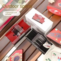 Mélangeur de cartes classique à manivelle en plastique, séparateur, design mini durable, modèle OEM H09R, jeux de société, cartes à jouer