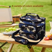 Sac Isotherme CHROIS pour Plats à Emporter, en Tissu Oxford Imperméable, Pliable, avec Doublure en Feuille d'Aluminium, pour Pique-nique en Extérieur, Personnalisable