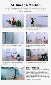 Caméra PTZ NDI 4K 60fps avec suivi automatique IA 25X, caméra de diffusion en direct SDI IP PoE pour événements religieux, éducatifs et cultuels - Product Image 4