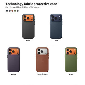 Coque de téléphone en tissu tissé Techwoven pour iPhone 17 16 15 Pro Max avec protection magnétique, coque d'origine Tech Woven, coque arrière - Product Image 5