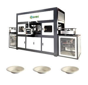 Machine de fabrication d'assiettes en papier biodégradable, équipement de formage et de pressage à chaud de <span class=keywords><strong>vaisselle</strong></span> en pulpe - Product Image 2