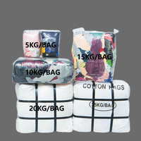 Chiffons en coton recyclé BZX multicolores pour l'absorption d'huile marine et machineuse