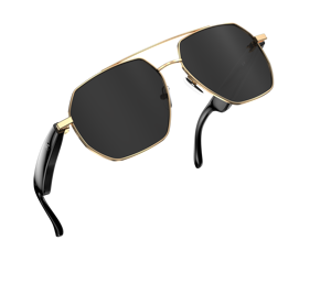 Appel <span class=keywords><strong>audio</strong></span> Bluetooth Aviator extérieur Lunettes intelligentes AI Voix et vidéo AI Traduction en temps réel Dialogue AI Lunettes intelligentes - Product Image 1