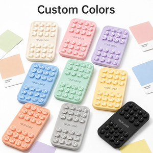 Support de téléphone à ventouse en silicone double face avec logo personnalisé, support mains libres pour miroir, fenêtre, douche, voiture, cadeau d'affaires - Product Image 3