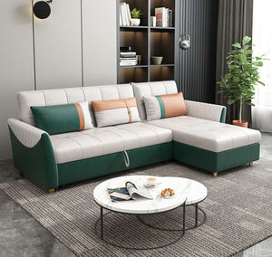 Canapé moderno para sala de estar, sofás plegables de almacenamiento, Chesterfield, sofá cama de cuero - Product Image 2