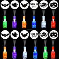 HLC 36PCS Anneaux lumineux amusants qui brillent dans le noir, avec projection LED et faisceaux laser, projecteur de lumière pour doigts d'Halloween