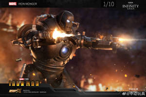 ZD Toys Anniversary Series Collectible Figure Full Set Iron Monger Illuminated Edition Height 23cm Miniature Action <strong>Figurine</strong> - Product Image 6