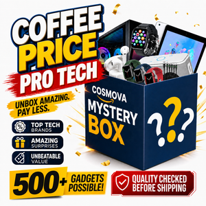 COSMOVA Electronics Mystery Box 2026 - Cofanetto Regalo Festival Fortunato - 100% Sorpresa Casuale - 500 Tipi Diversi - Consegna Rapida - Personalizzabile - Product Image 1