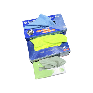 Paño de Limpieza de Microfibra, Toallas de Taller Sin Pelusa Reutilizables, Paños a Granel en Caja para el Hogar, Cocina y Auto, 8 Pulgadas x 8 Pulgadas - Product Image 5