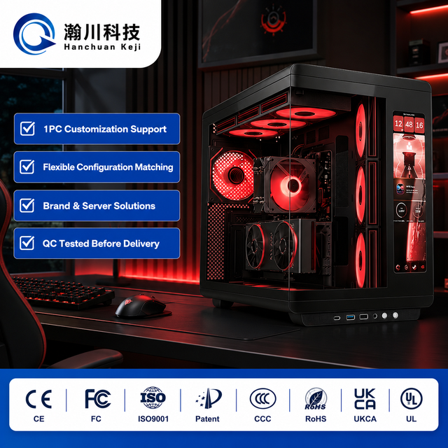 RTX 5070 12GB 1440P Gaming PC Custom Intel Ryzen CPU DDR5 NVMe SSD RGB OEM ODM Wholesale Desktop Computer