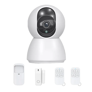 Caméra <span class=keywords><strong>IP</strong></span> intelligente IoT, détecteur <span class=keywords><strong>de</strong></span> <span class=keywords><strong>mouvement</strong></span> PIR, kit d'alarme SOS, caméras d'alarme WiFi sans fil Tuya, système <span class=keywords><strong>de</strong></span> sécurité domestique 2 en 1 - Product Image 1