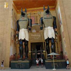 Scultura Grande in Bronzo di Anubis RELONG, Statua del Dio Egizio Antico in Metallo, Personalizzabile, Resistente per Arte Culturale all'Aperto - Product Image 3