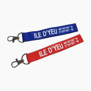 Hot Sales Custom Print Logo <b>Polyester</b> Wrist Key Chain Strap Short Keychain <b>Lanyard</b> - Product Image 1