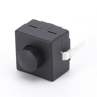 Interrupteur à bouton-poussoir à verrouillage 2 broches 8,2x8,2 ON/OFF 24V 0,5A 20000 cycles Modèle JT8.2-112-25 pour lampe torche