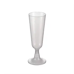 थोक क्रिस्टल क्लियर वेडिंग टोस्टिंग ग्लास पार्टी कॉकटेल कप थैंक्सगिविंग थोक 5.5oz प्लास्टिक शैम्पेन बांसुरी