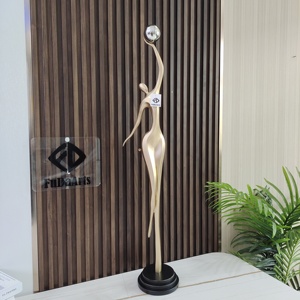 Scultura Artistica Astratta 100X29X17CM, Ornamenti Decorativi per Soggiorno, Ingresso e Atrio, Arredamento da Terra - Product Image 5