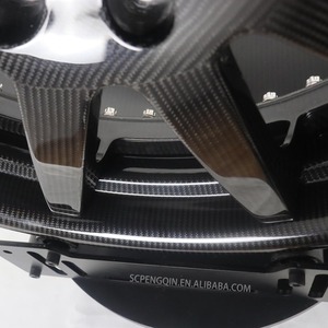 ล้อคาร์บอนไฟเบอร์แบบกำหนดเอง 2 ชิ้น 5x120 5x114.3 สำหรับรถสปอร์ตน้ำหนักเบาพิเศษ ขนาด 20 21 นิ้ว ล้อคาร์บอนไฟเบอร์ 2 ชิ้น - Product Image 2