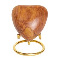 Urne pour chien et chat en MDF moderne personnalisée en gros Cercueil de crémation pour animaux de compagnie fait à la main avec des motifs faits à la main Fourniture commémorative funéraire