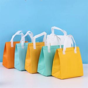 Sacs de courses écologiques en matériaux recyclables, sacs isothermes réutilisables en non-tissé, vente en gros à bas prix pour pizzas - Product Image 2