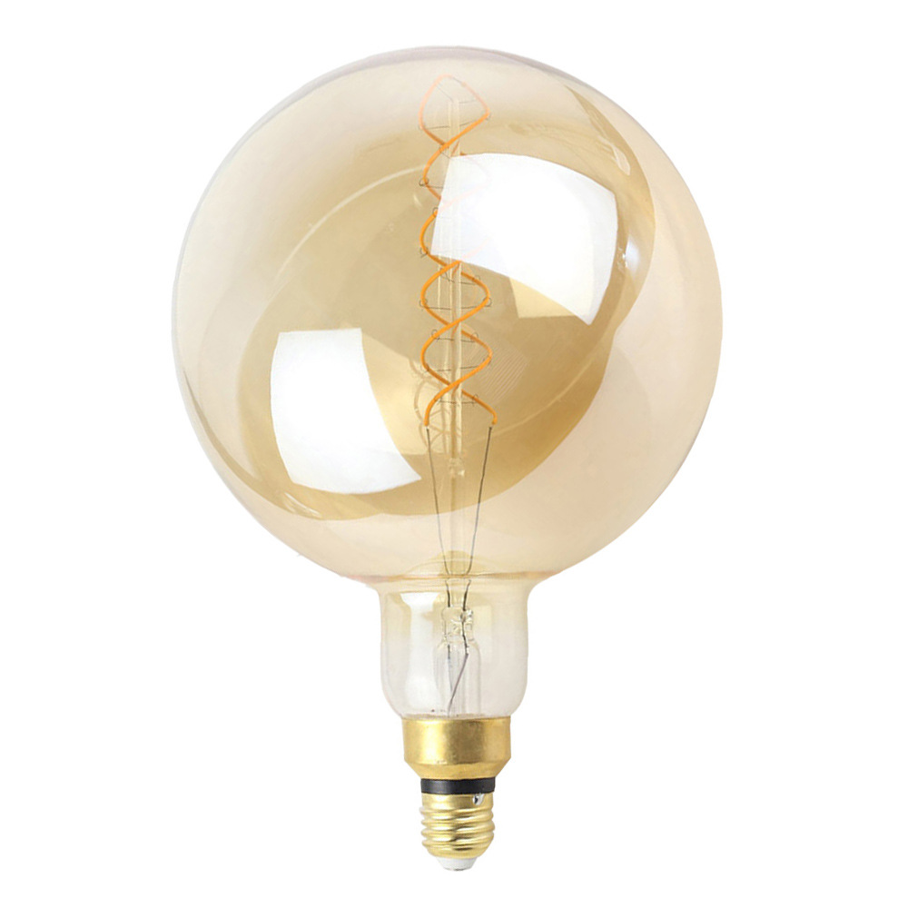 Lâmpadas led edison, retrô, grandes dimensões, g200, g300, 10w, 8w, 4w, e26, e27, para decoração, iluminação