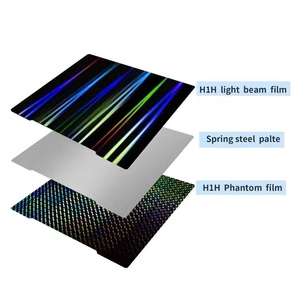 Placa de Impresión de Acero con Resorte de Doble Cara PEI PEO PEY PED de 254x241mm para <span class=keywords><strong>Prusa</strong></span> <span class=keywords><strong>I3</strong></span> <span class=keywords><strong>MK3</strong></span> MK3S MK4, Cama de Impresión Extraíble - Product Image 3
