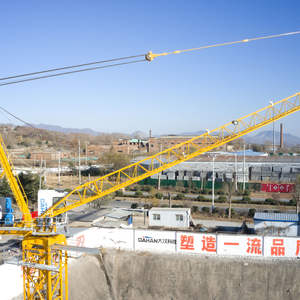 Grúa Torre de Brazo Articulado DAHAN de 6 Toneladas CTL110-4015 en Oferta, Pluma de 40 m, Altura Máxima de 102 m, con Caja de Cambios, Motorreductor y Componentes Principales del Motor - Product Image 4