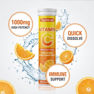 Tabletas <span class=keywords><strong>de</strong></span> Colágeno con <span class=keywords><strong>Vitamina</strong></span> <span class=keywords><strong>C</strong></span>, Ácido Ascórbico, Calcio y <span class=keywords><strong>Magnesio</strong></span> OEM 1000mg, Suplemento para el Cuidado <span class=keywords><strong>de</strong></span> la Piel e Inmunidad, Tabletas Efervescentes <span class=keywords><strong>de</strong></span> <span class=keywords><strong>Vitamina</strong></span> <span class=keywords><strong>C</strong></span> - Product Image 3