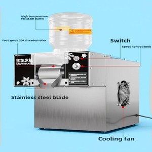 Machine à neige et à glace en acier inoxydable sans givre à décongélation rapide pour Bingsu, utilisation en extérieur et en hôtel, directement de l'usine, offre spéciale du <span class=keywords><strong>Black</strong></span> <span class=keywords><strong>Friday</strong></span> - Product Image 3