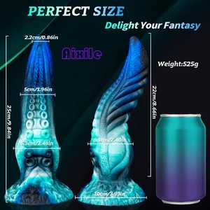 Dildo Monstruoso, Juguetes Sexuales para Adultos para Mujeres, Dildo de Fantasía con Fuerte Ventosa, Masajeador <span class=keywords><strong>Anal</strong></span> de Próstata para Mujeres, Hombres y Parejas Gay - Product Image 6