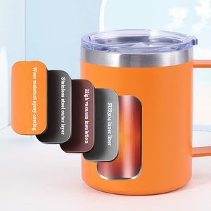 <span class=keywords><strong>Caspian</strong></span> Custom 12 oz 14 OZ tazza da caffè a doppia parete in acciaio inox coumbler isolati sottovuoto viaggio tazza da caffè con Logo - Product Image 2