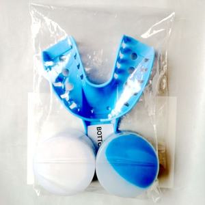 Materiale da Impronta Dentale in Silicone ad Alta Viscosità di Grado Medico Approvato CE, Kit per Stampi di Grillz e Faccette con Vassoio e Putty - Product Image 1