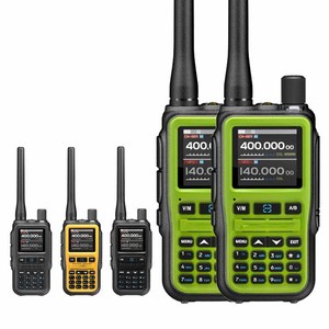 Mini Radio Walkie Talkie de 5W Multibanda con Copia de Frecuencia Inalámbrica, Programación por Bluetooth, Radio para Exteriores y Resistente a la Intemperie - Product Image 1