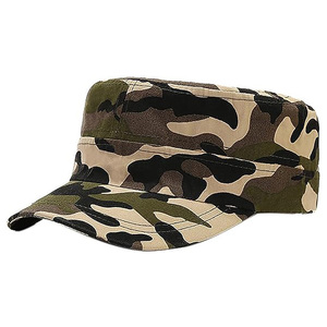 Factory Wholesale New Design Sporty Camo Baseball Hat Unisex Cotton Common 6-Panel Puff Printing Cadet <strong>Cap</strong> with Logo - Product Image 5