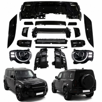 Kit de pare-chocs avant et arrière pour Land Rover Defender 110/90 2020-2026 avec phares et feux arrière, kit de carrosserie de conversion