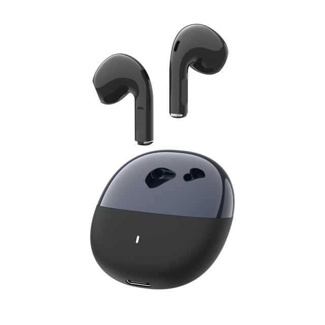 Shopping Mall Wireless Earbuds with Pocket Charging Case and Stereo Music