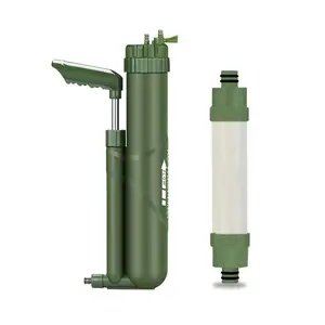 Filterwell Ultra Filtration Hollow Fiber Membrane Outdoor Portable Water Purifier Pump Hiking Travel Survival Gear