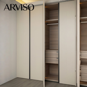 Armarios Empotrados Modernos y Personalizados <span class=keywords><strong>con</strong></span> Iluminación LED, Ideales para Dormitorios, Villas, Apartamentos y Casas Grandes, Completos <span class=keywords><strong>con</strong></span> Espejos - Product Image 3