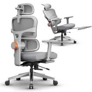 Chaise de bureau ergonomique de qualité supérieure, inclinable, en maille, pivotante, pour le travail, le gaming et les tâches de direction - Product Image 1