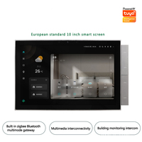 Panneau de commutation intelligent Moes multifonction à écran tactile de 10,1 pouces avec passerelle Tuya Zigbee et contrôle par application