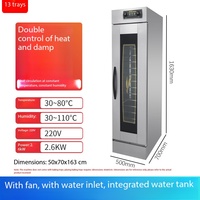 Armoire de fermentation automatique professionnelle en acier inoxydable à température constante pour pain, pains vapeur et pizzas