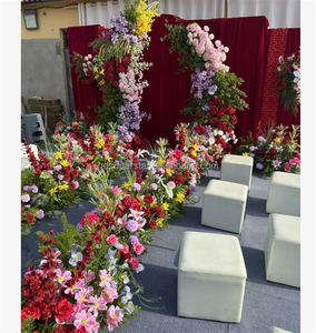 L-832 Centro de Mesa de Flores Coloridas Personalizadas a Precio de Fábrica, Centro de Mesa de Flores de Gran Tamaño Estilo <span class=keywords><strong>Campo</strong></span> para Bodas - Product Image 6