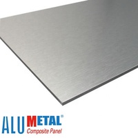Panneau composite en aluminium revêtu de PE, Alucobond, pour enseignes extérieures, hôtels, ignifuge et imperméable, Espagne