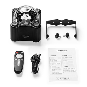 Bola de discoteca, luces de fiesta, estroboscópicas activadas por sonido, iluminación de escenario de DJ para habitación interior, pista de baile al aire libre, fiestas, cumpleaños, Rave, hogar - Product Image 5