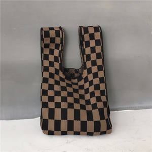 Bolso de tiras de punto para mujer, bolsa de mano de ganchillo hecho a mano, para <span class=keywords><strong>invierno</strong></span> y <span class=keywords><strong>otoño</strong></span>, <span class=keywords><strong>2022</strong></span> - Product Image 6