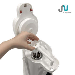 Carafe isotherme en verre de haute qualité, isolation thermique 24h, avec poignée, écologique, options de couleur et logo personnalisé pour la famille - Product Image 5