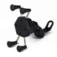 Support de téléphone pour moto, accessoires, support de rétroviseur en métal pour support de téléphone de moto