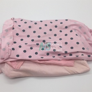 Trapos de algodón ecológicos de bajo contenido de pelusa, reciclados, de punto, de color claro, para limpieza. - Product Image 2